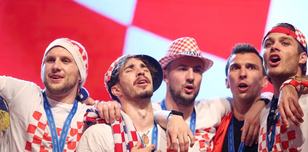 Ante Rebić, Šime Vrsaljko, Danijel Subašić, Mario Mandžukić i Duje Ćaleta-Car (Photo: Petar Glebov/PIXSELL)