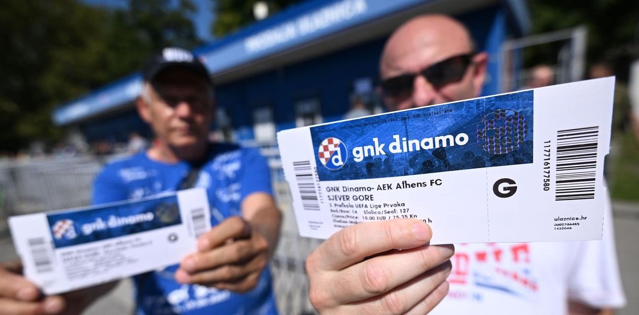 Ulaznice za dvoboj Dinamo - AEK