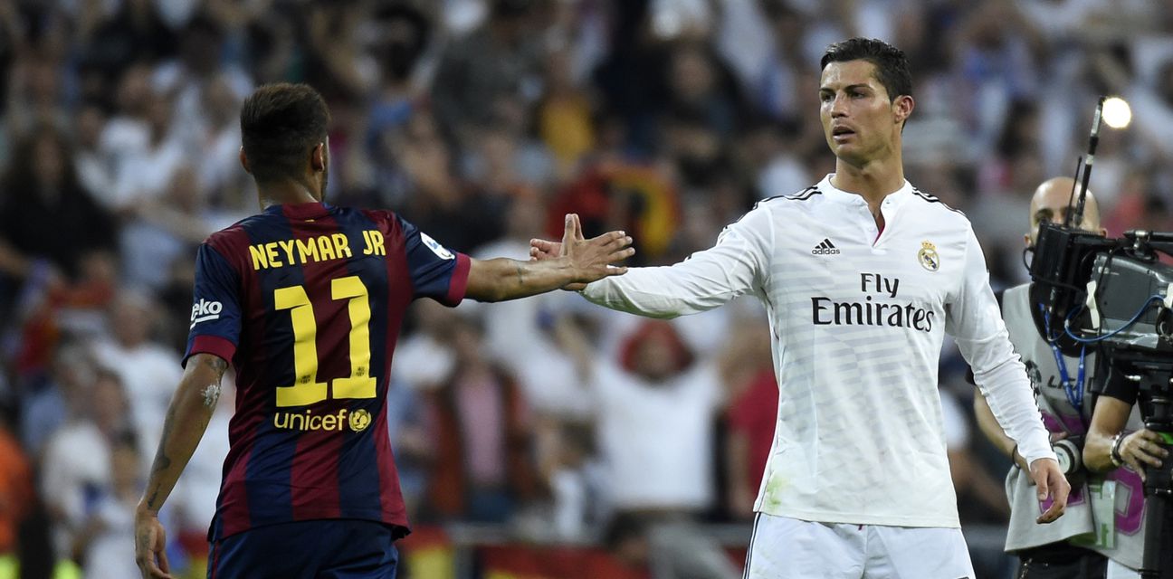 Neymar i Cristiano Ronaldo (Foto: AFP)