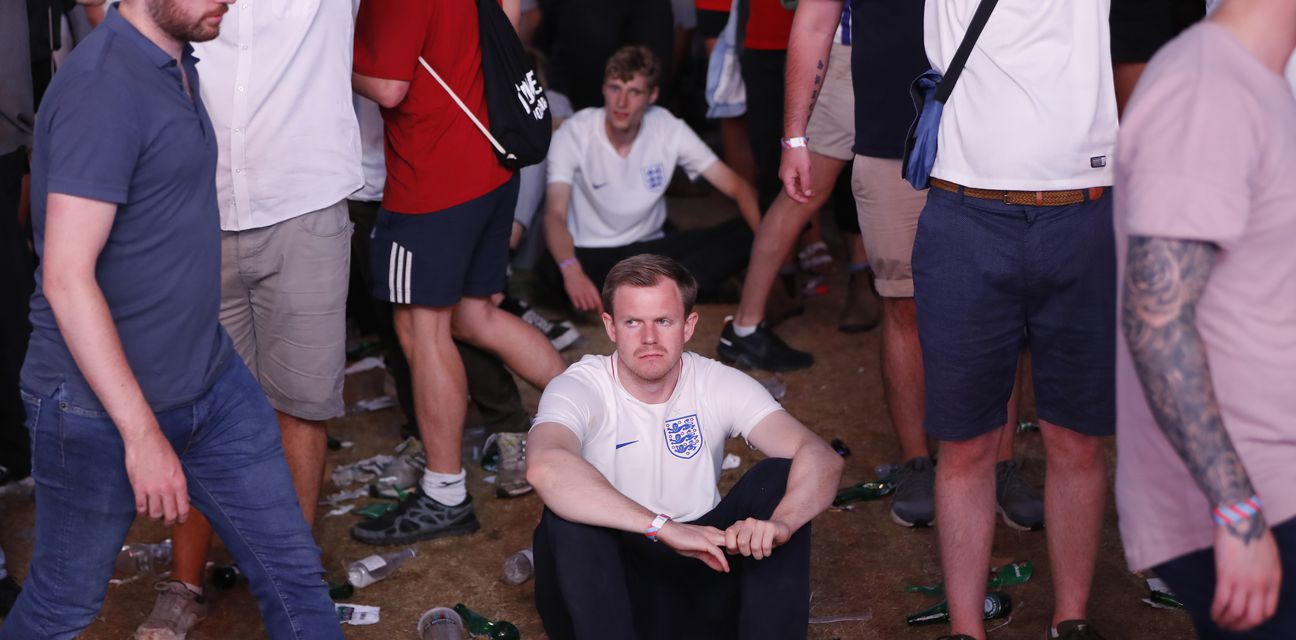 Engleski navijači u očaju (Foto: AFP)