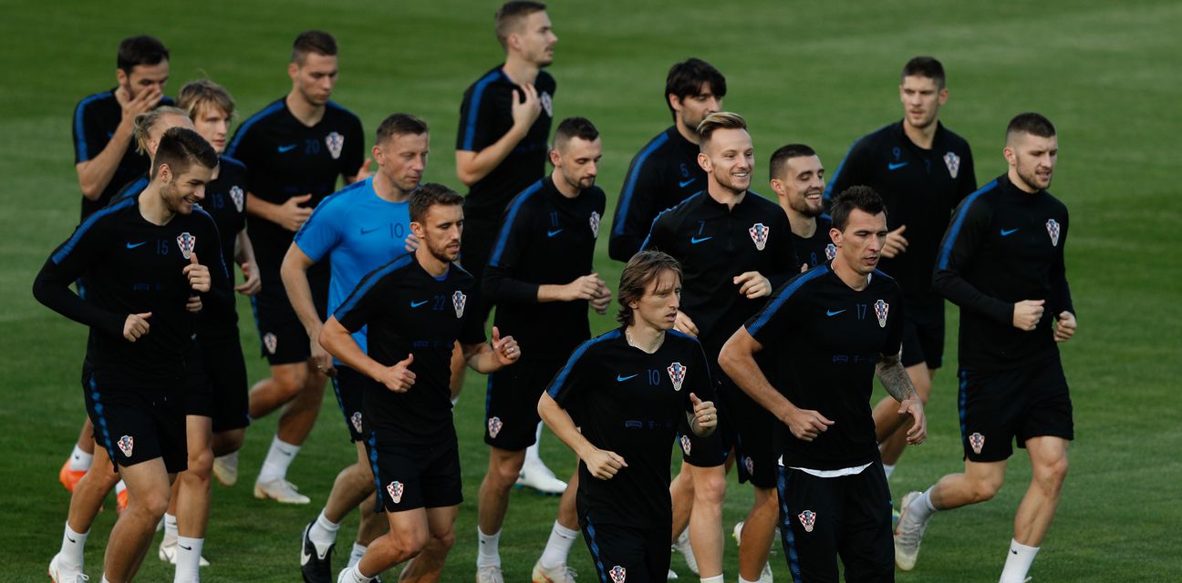 Trening hrvatskih nogometaša (Foto: AFP)