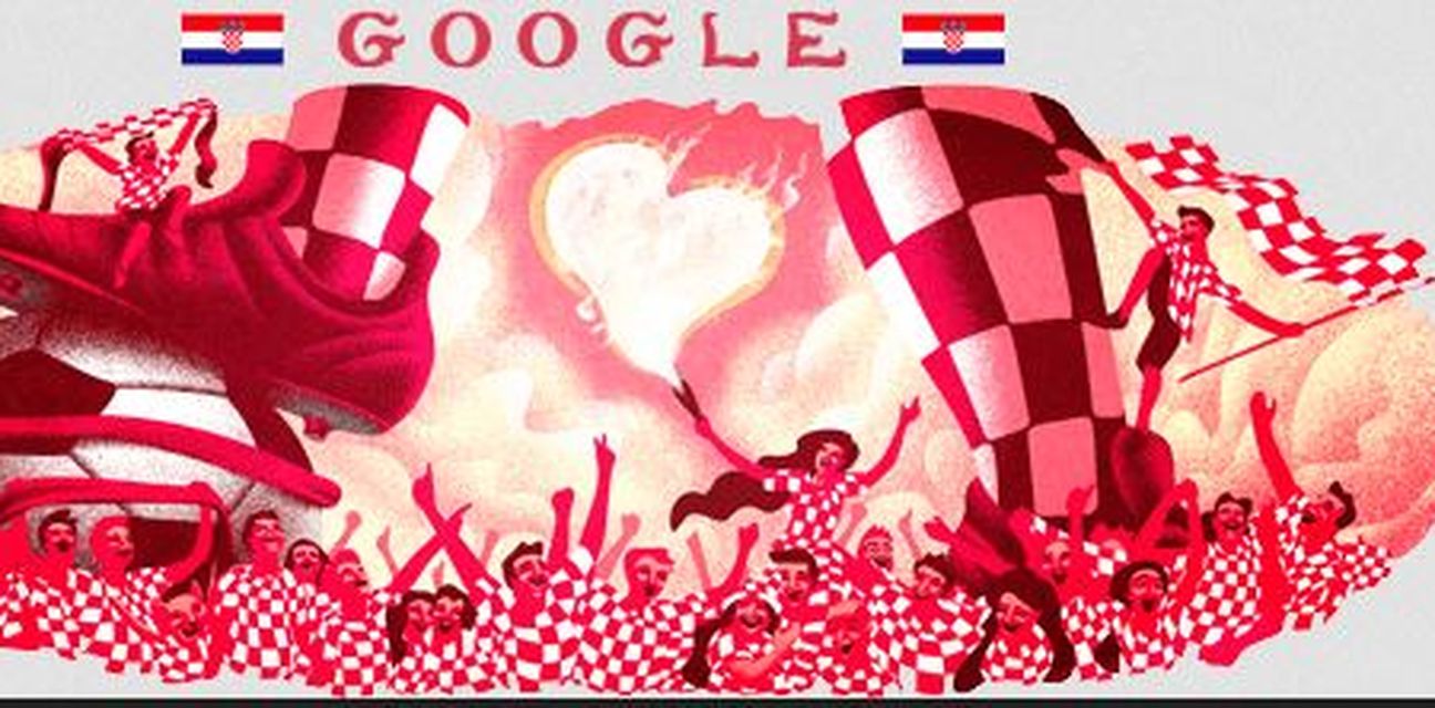 Google oduševljen hrvatskim navijačima (Screenshot)