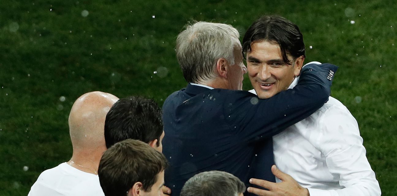 Zlatko Dalić i Didier Deschamps (Foto: AFP)