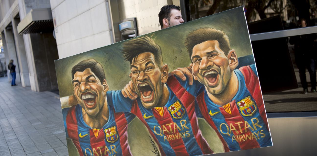 Nekadašnji napad Barce: Neymar, Messi i Suarez (Foto: AFP)