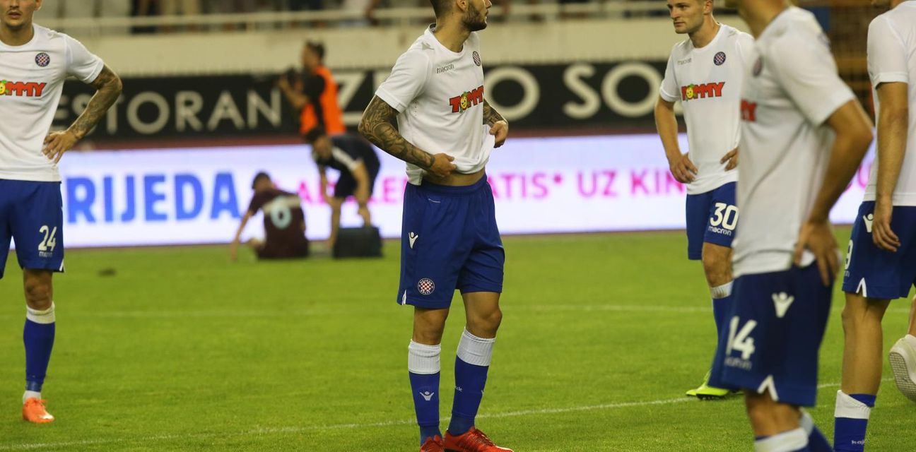 Igrači Hajduka u šoku (Photo: Ivo Cagalj/PIXSEL)