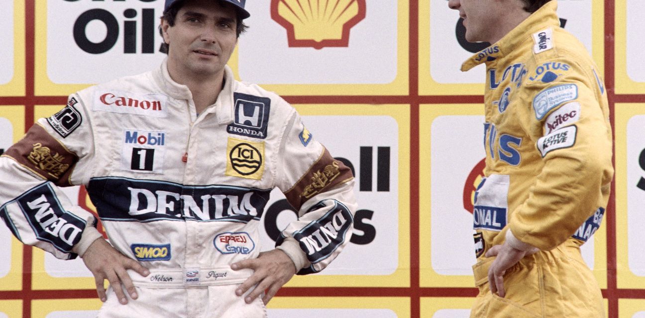 Nelson Piquet i Ayrton Senna (Foto: AFP)
