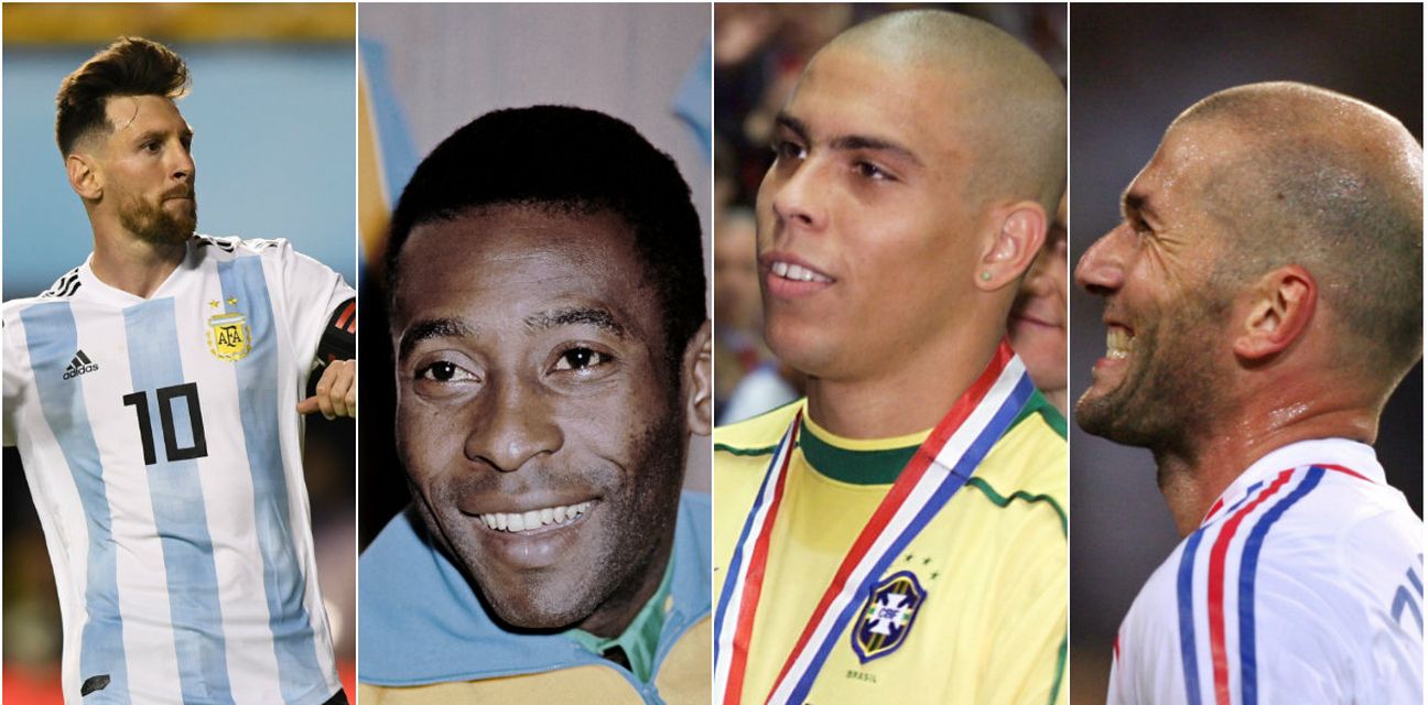 Messi, Pele, Ronaldo i Zidane (Foto: AFP)