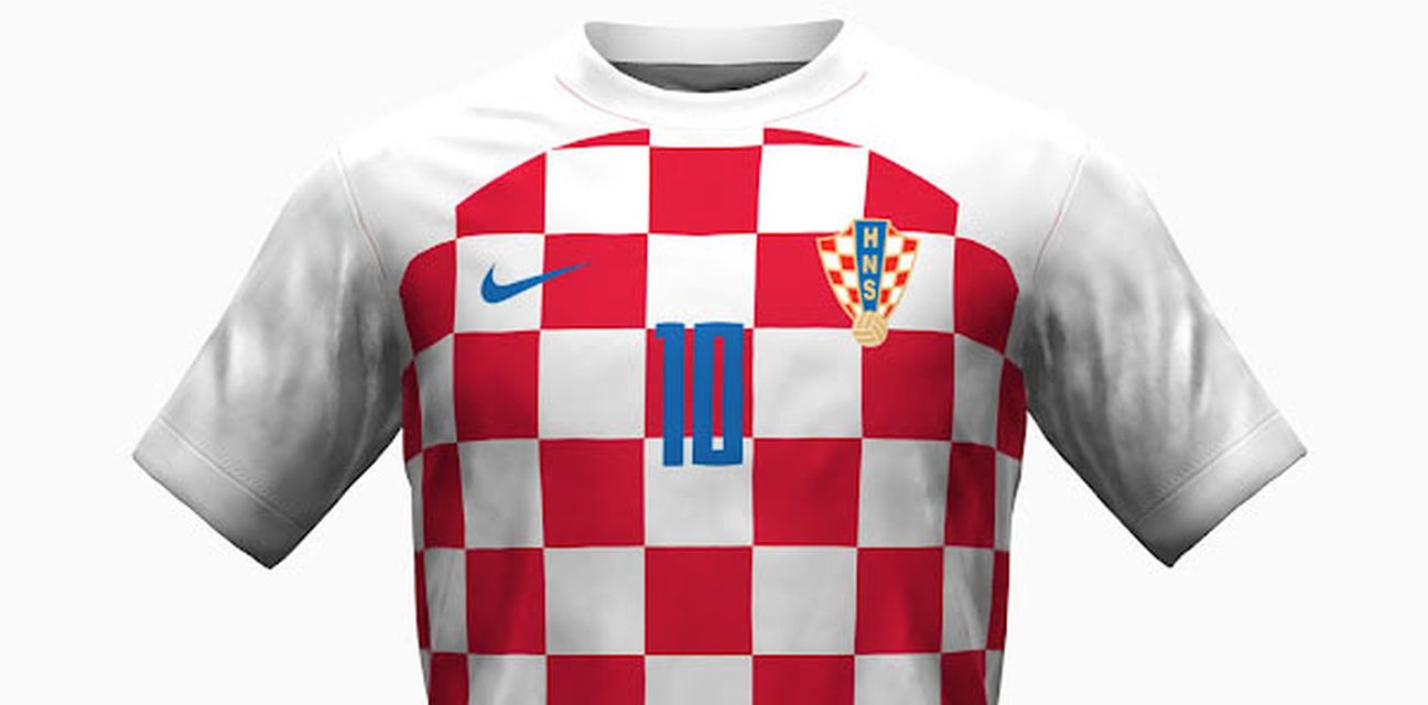 Mogući dres hrvatske reprezentacije na Svjetskom prvenstvu u Kataru