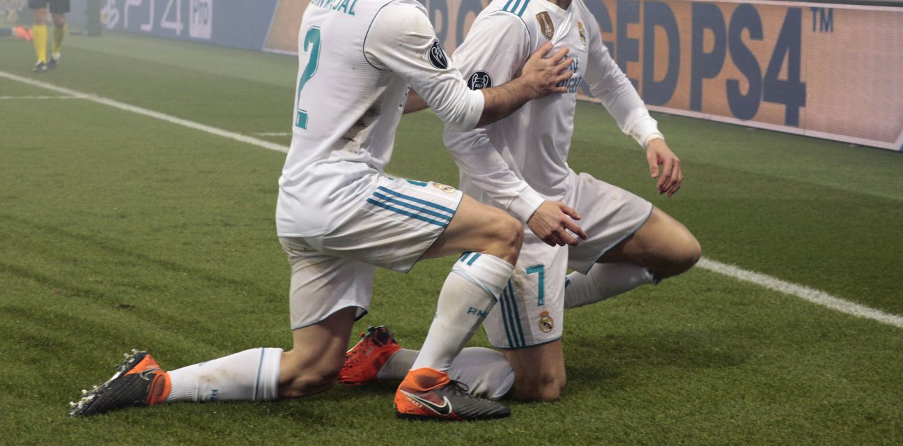 Ronaldo i Carvajal slave pogodak PSG-u (Foto: AFP)