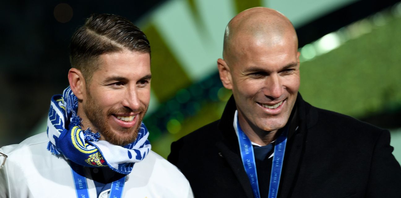 Sergio Ramos i Zinedine Zidane (Foto: AFP)