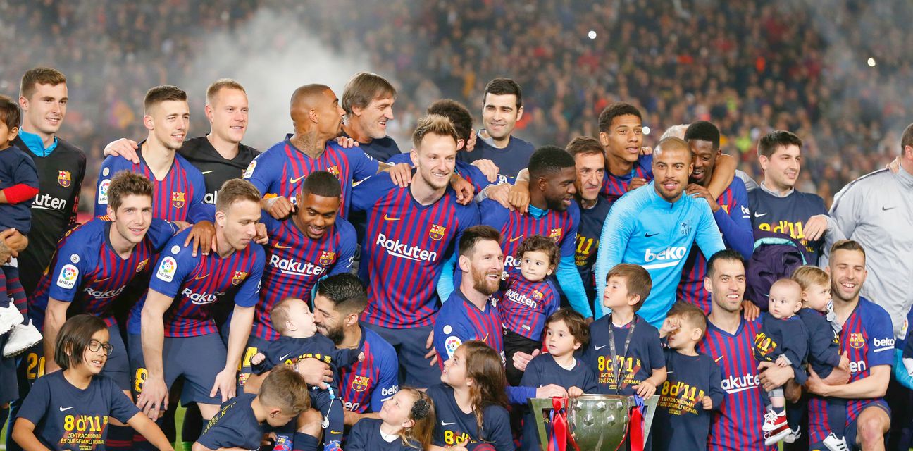 Barcelona obranila naslov španjolskog prvaka (Foto: AFP)