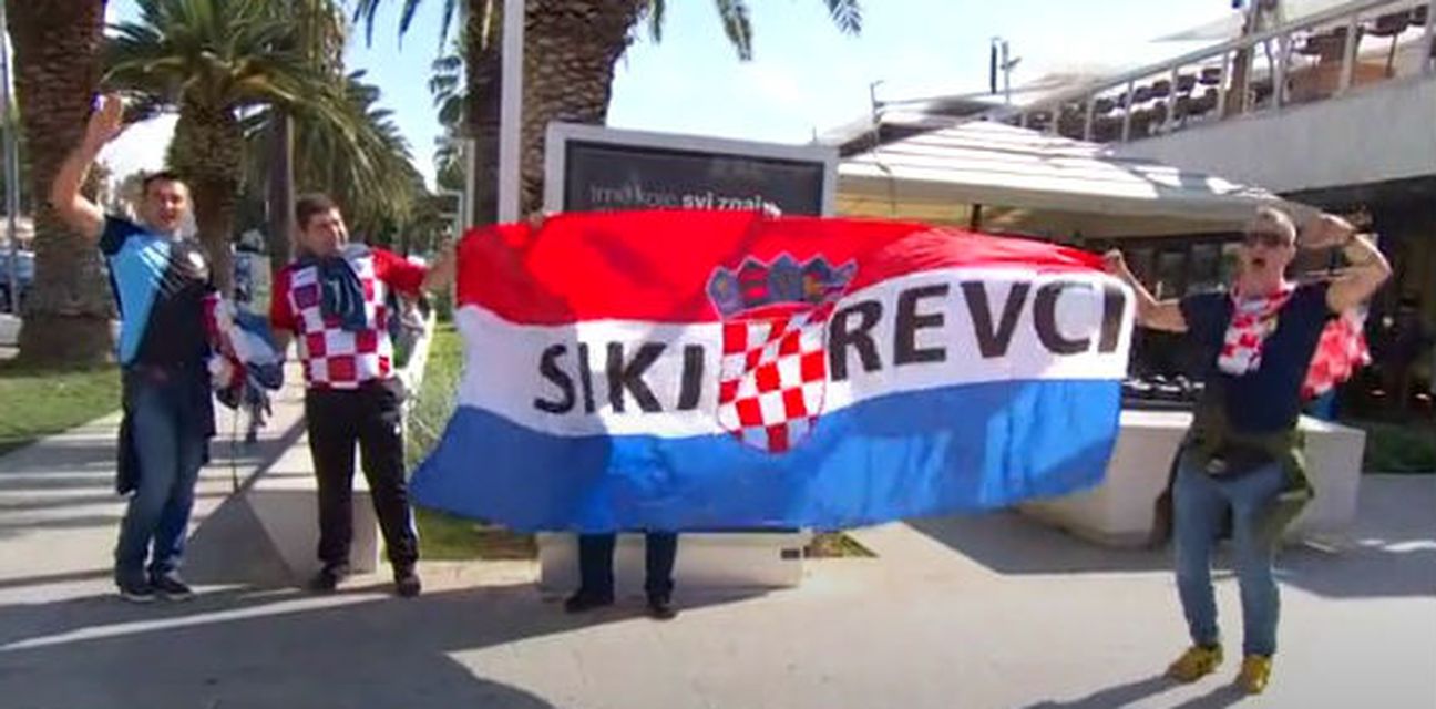 Hrvatski navijači u Splitu