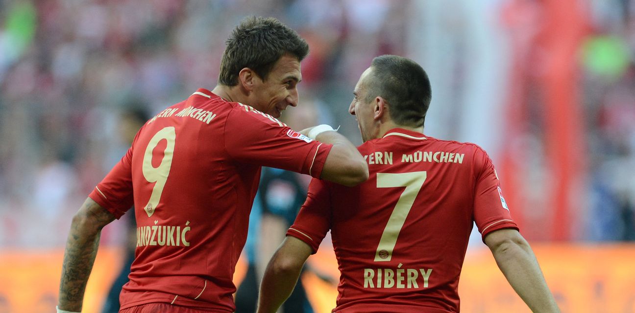 Mario Mandžukić i Franck Ribery