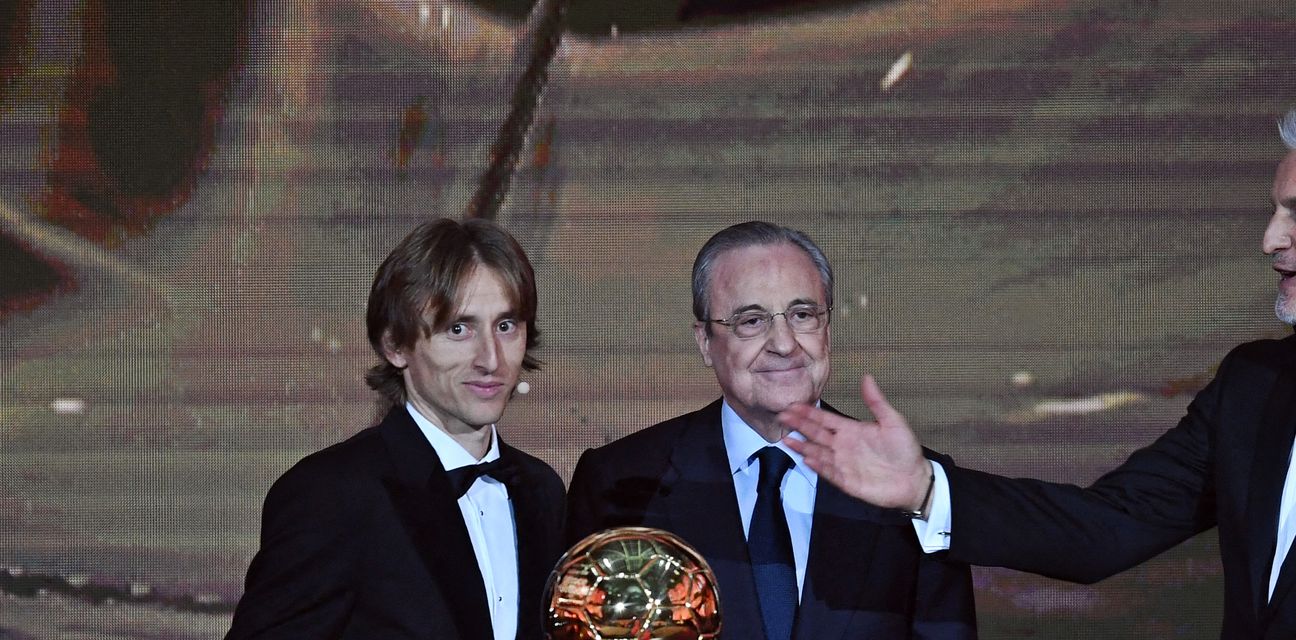 Luka Modrić i Florentino Perez