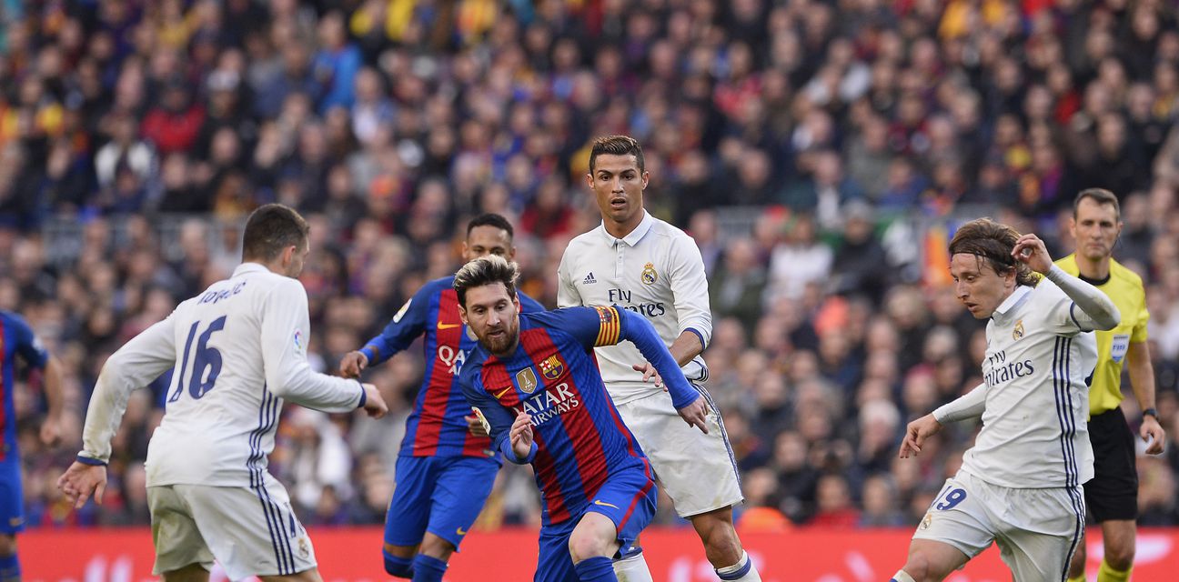Lionel Messi, Cristiano Ronaldo i Luka Modrić (Foto: AFP)