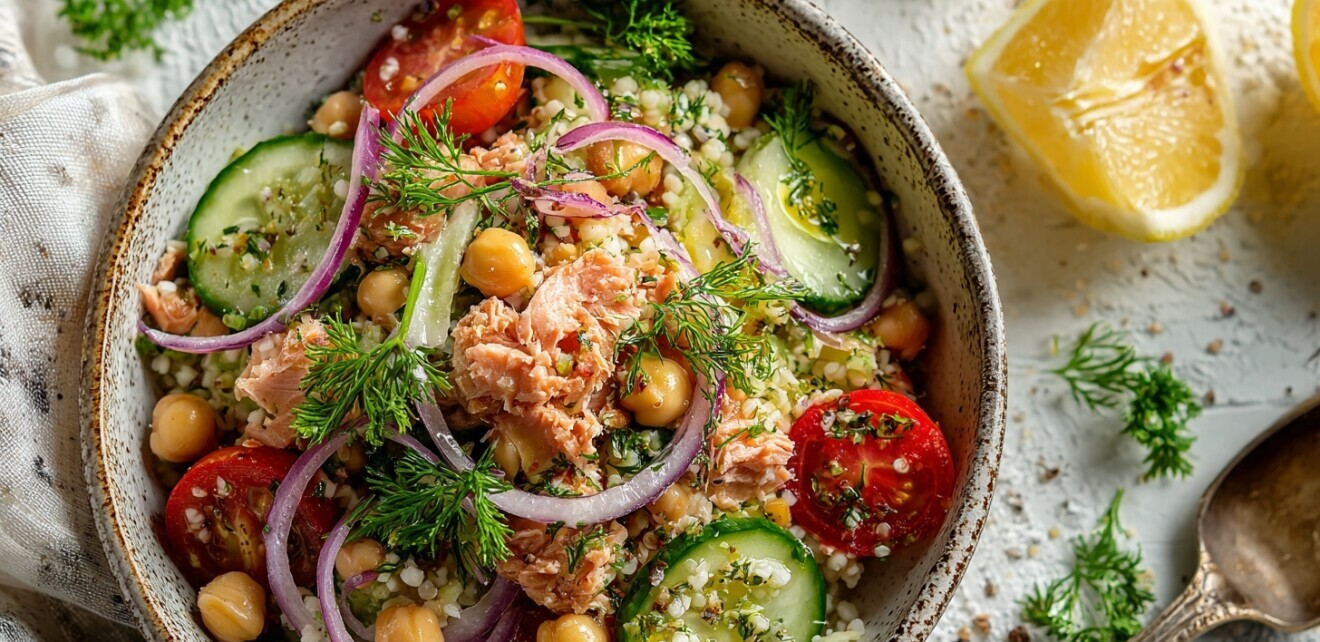 Salata od bulgura i tune
