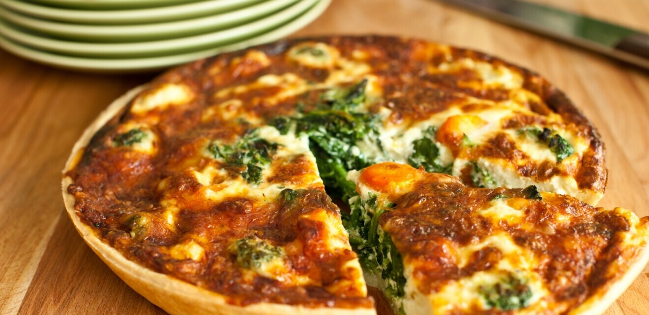 Quiche sa špinatom i sirom