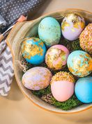 Pastelno- zlatna uskrsna jaja na tri načina