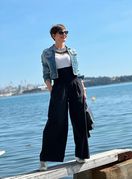 Irena Pecotić u širokim hlačama i tenisicama brenda Golden Goose - 3