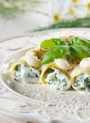 Kaneloni sa špinatom i sirom