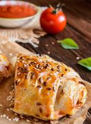 Lisnata savijača sa šunkom i sirom