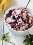 Sladoled od banana i borovnica