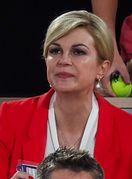 Kolinda Grabar-Kitarović na meču između Donne Vekić i Anne Karoline Schmiedlove