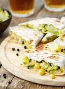 Tortilje s tikvicama i sirom