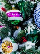 Retro božićni ukrasi