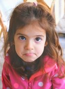 Djevojčica je tužna