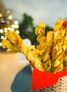 Lisnati smotuljci s pestom i sirom