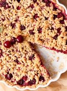 Čupava pita s trešnjama