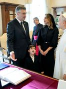 Andrej Plenković s obitelji u posjeti Papi Lavu XIV.