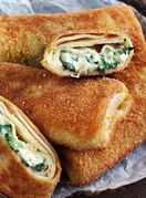 Pohane palačinke sa špinatom i sirom