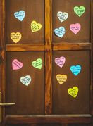Srce s porukom na vratima dječje sobe - 2