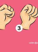 Šaka stisnuta na 3 načina