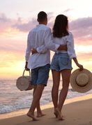 Ljubavni par na plaži