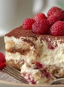 Sladoledni tiramisu s malinama