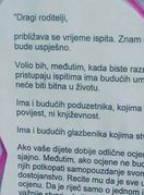 Jedan ravnatelj škole napisao je pismo roditeljima koje je postalo viralno