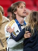 Luka Modrić s kćeri