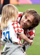 Luka Modrić i kći Sofia
