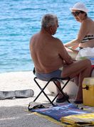 Prizor sa plaže u Žnjanu