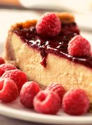 Cheesecake s malinama