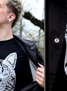 Baby Lasagna u majici na mačku