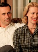Jon hamm i January Jones u sceni iz serije Mad Men
