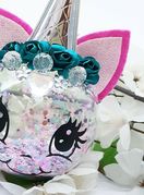 Kuglice za božićnu jelku s likom jednoroga hrvatskog brenda Avangard Art - Angels with heart - 1