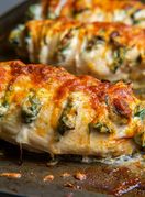 Piletina punjena sirom i špinatom