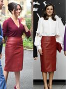 Kraljica Letizia vs. Meghan Markle u Hugo Boss suknji - 1