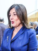 Sanja Musić Milanović u plavom odijelu - 6