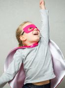 Samopouzdana djevojčica